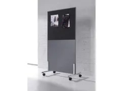 scheidingswand,HxB 1545x800mm,MS-donkergrijs,BN2036-bruin