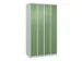 dubbeldekse locker,HxBxD 1850x1000x500mm,4x2vak.,vak B 250mm,cil.-slot