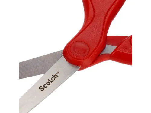 Schaar Scotch 18cm universeel rood blister