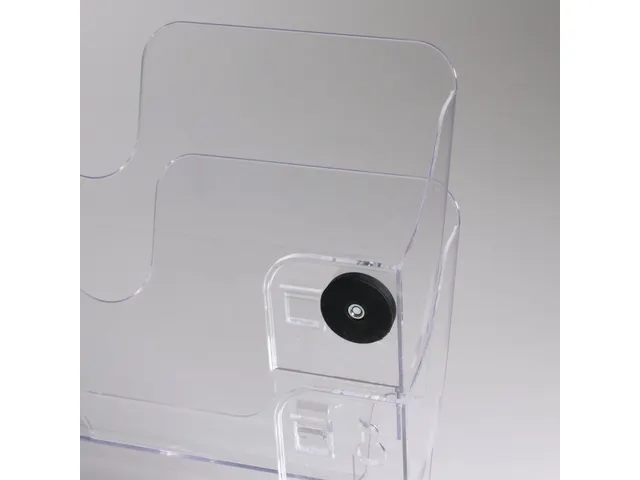 Folderhouder FLEXIPLUS 2 A4 liggend magnetisch transparant