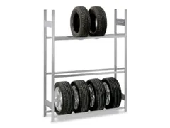 Bandenstelling Aanbouwveld 2500x1500x435mm Vaklast 150kg 4etages