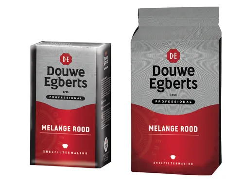 Koffie Douwe Egberts snelfiltermaling Roodmerk 500 Gram