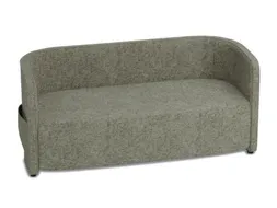 sofa,2-zits,stof lichtgrijs,HxBxD 760x1570x760mm,2zijvakken