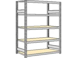magazijnstelling,grondveld,HxBxD 2000x1751x526mm,vakl. 250kg