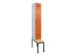 locker met bank,voor scheiding van kleding,HxBxD 2120x300x815mm,1vak