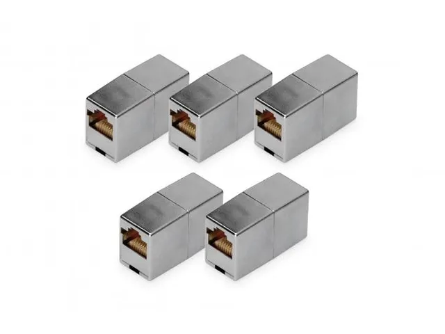 Modulaire koppeling CAT 5e afgeschermd RJ45 naar RJ45 5 stuks