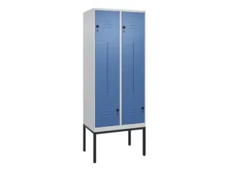 Z-garderobekast,HxBxD 2120x800x500mm,vak B 200/400mm,draaigrendel - 1