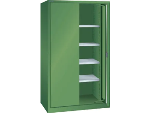 zwaarlastkast met zwenkdeuren,HxBxD 1950x1146x690mm,lak RAL6011