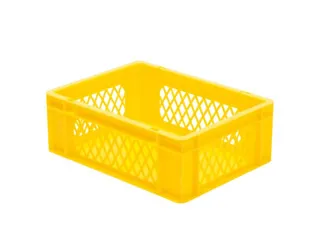Euronorm-Stapelbak 13l H X L X B 145x400x300mm Geel - 1