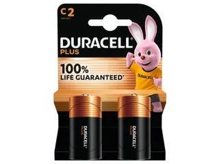 Batterij Duracell Plus 2x C - 1