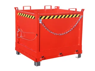 klapbodemcontainer,HxLxB 1145x1040x1245mm,1m³,hijsogen,vorksloffen - 2