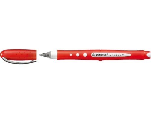 Rollerpen Stabilo Worker Colorful 2019/40 rood 0.5mm