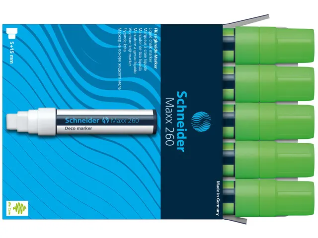 Krijtmarker Schneider Maxx 260 fluorgroen