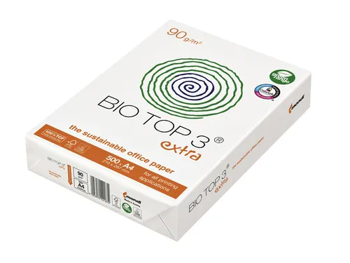 Kopieerpapier BioTop 3 A4 90 Gram naturel 500vel