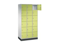lockerkast,RAL 7035/RDS1108060,HxBxD 1950x920x500mm,3x6vakken