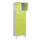 lockerkast,HxBxD 1950x600x500mm,2x4vakken,vak B 300mm,cil.-slot,voeten