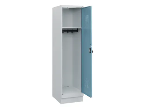 schoollocker,HxBxD 1630x400x500mm,1vak,vak B 400mm,draaigrendel,sokkel