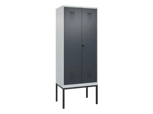 locker voor scheiding van kleding,HxBxD 2120x800x500mm,2vak
