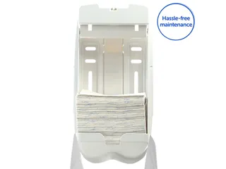 Toiletpapierdispenser Kimberly Clark Aquarius gevouwen wit 6946 - 5