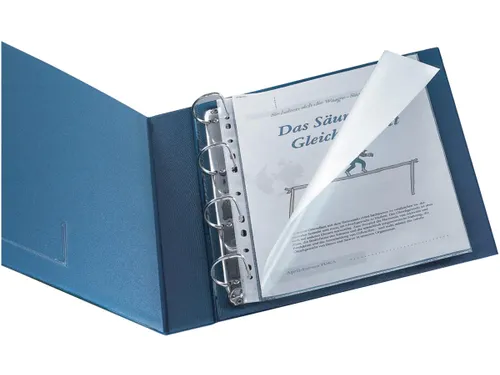 Geperforeerde Showtas A4 11-gaats Glashelder 80mic Pak 25 Stuks
