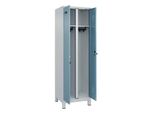 locker voor scheiding van kleding,HxBxD 1950x600x500mm,2vak