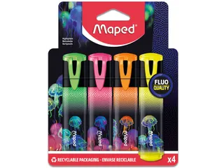 Markeerstift Maped Deepsea Paradise set à 4 kleuren - 2