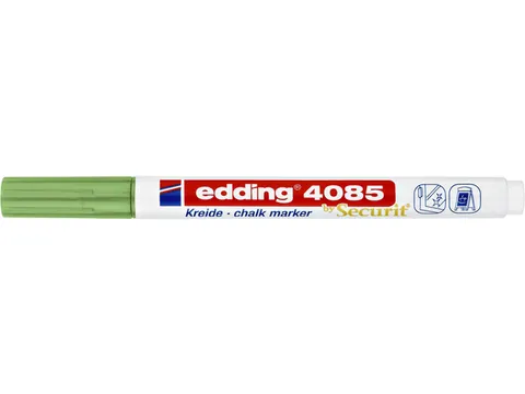 Krijtstift edding by Securit 4085 rond 1-2mm groen metallic