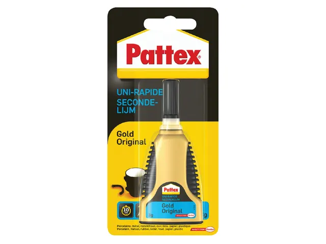 Secondelijm Pattex Gold original tube 3gram op blister