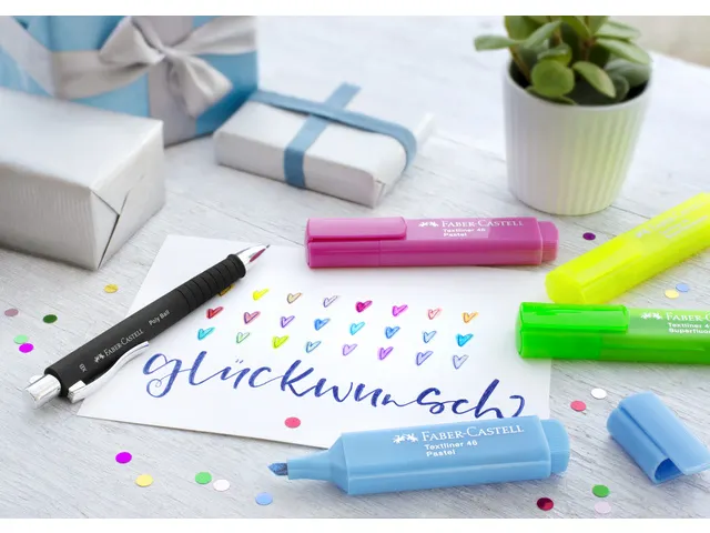 Markeerstift Faber-Castell 1546 blauw