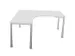 bureau à retour à hauteur réglable,HxlxP 720-840x1600x1600mm,Bl-bla