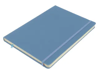 Schetsboek Kangaro A4 sky blue PU HC 80 vel 140gr roomwit met elastiek - 3