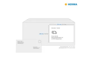 HERMA 4683 Transparante folie-etiketten Mat A4 210x148mm 50 stuks - 3