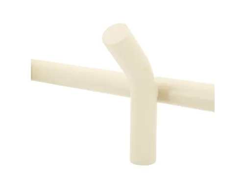 Wandkapstok 5 haken beige