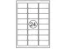 OUTLET Etiket 88904 Premium 63.5x33.9mm Wit XL Pack 1000 Vel