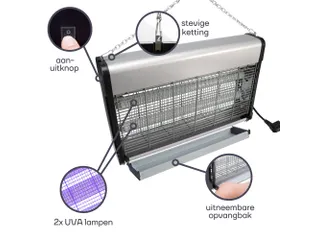 Elektrische Insectenverdelger 2x15W - 9