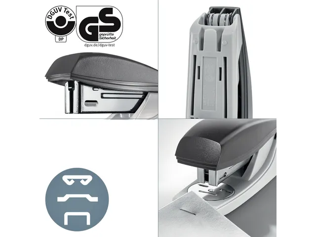 Nietmachine Leitz Nexxt Recycle klein 25 vel rood