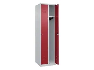 locker,HxBxD 1850x500x500mm,2vak,vak B 250mm,cil.-slot,staand op vloer - 2