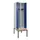 locker met bank,voor scheiding van kleding,HxBxD 2120x600x815mm,2vak