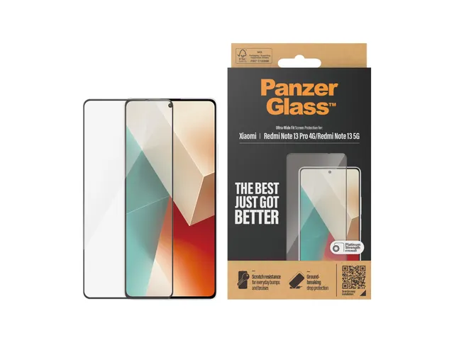 PanzerGlass Screen Protector Xiaomi Redmi Note13 5G | 13 Pro 4G | U