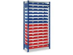 zichtbakkenstelling,grondveld,HxBxD 2000x1060x300mm,60bakken