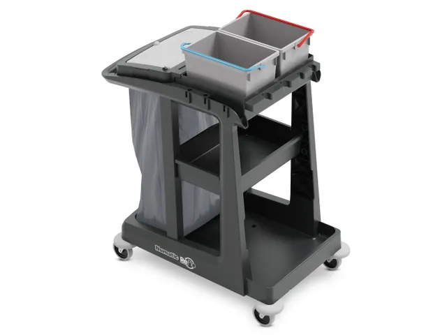 Werkwagen ReFlo ECO-Matic EM1 met 2 x 10 Liter emmers