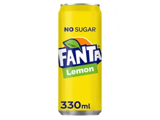 Frisdrank Fanta lemon zero blik 330ml - 2