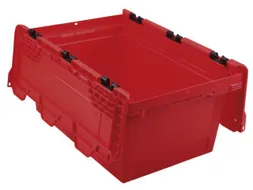 Euronorm-herbruikbare bakken,HxLxB 199x600x400mm,PP,rood