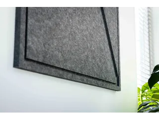 Acoustic Art GEO Large 120x80cm Antraciet Akoestisch kunstwerk Geometr - 2