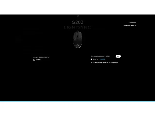 G203 Gaming muis zwart