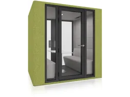Akoestische Belcel/Werkplek Roof Double POD 1-4 personen Zwart