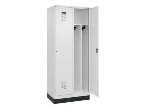 locker voor scheiding van kleding,HxBxD 1950x800x500mm,2vak