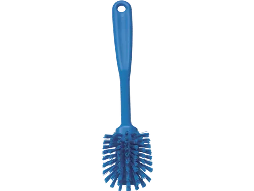 Afwasborstel Vikan klein 280mm blauw Medium vezel