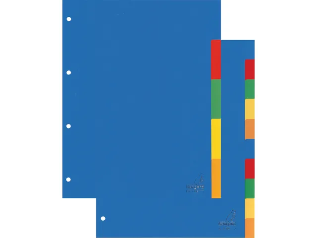 Tabbladen Kangaro A4 4-Gaats A405 5-Delig Assorti Pp
