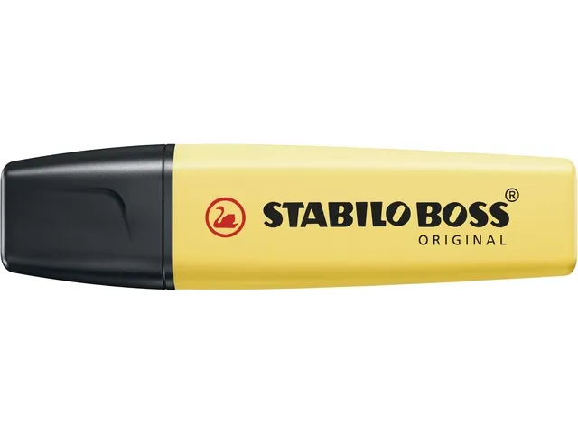 Surligneur STABILO BOSS Original 70/144 pastel jaune